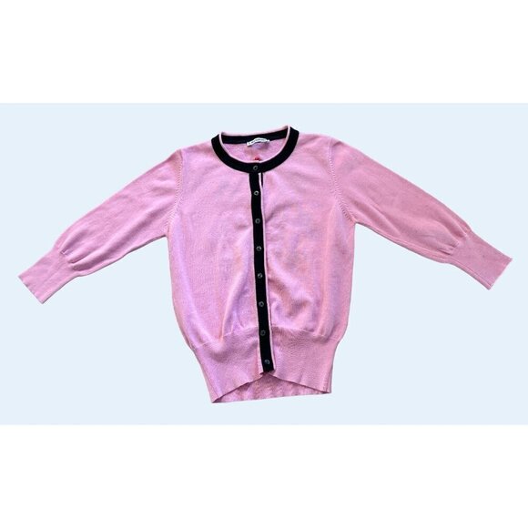 BEA YUK MUI Pink Cupcake Design Cardigan Sweater Sz Small - Picture 3 of 8